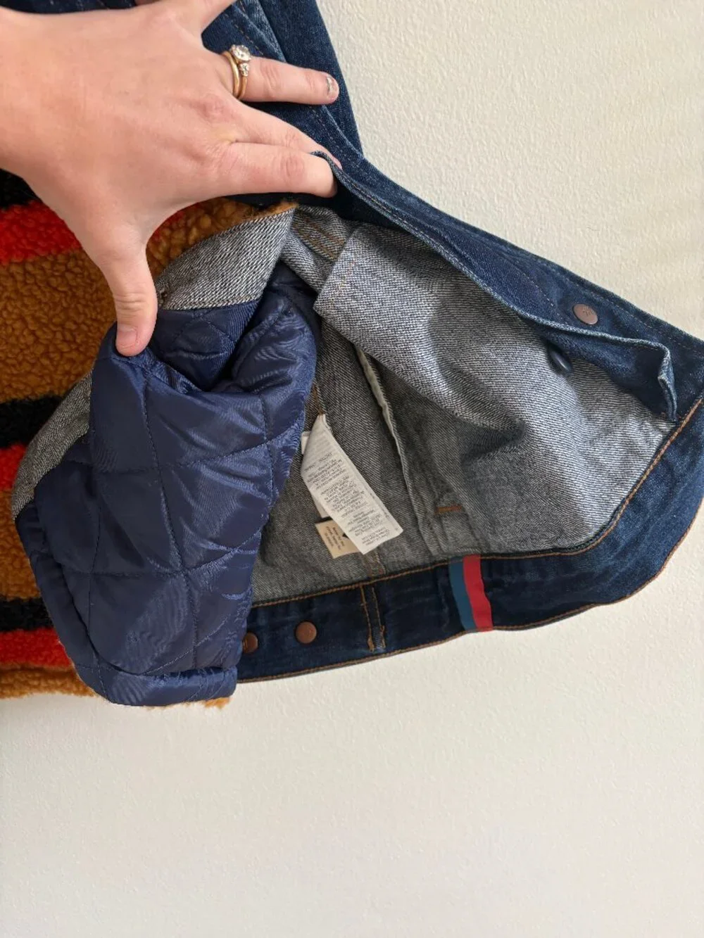 Madewell x KULE Jean Jacket with Fleece Insert